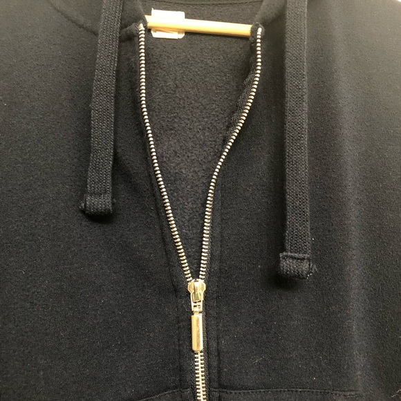 Ardene navy blue zip up hoodie, size small - Picture 5 of 7
